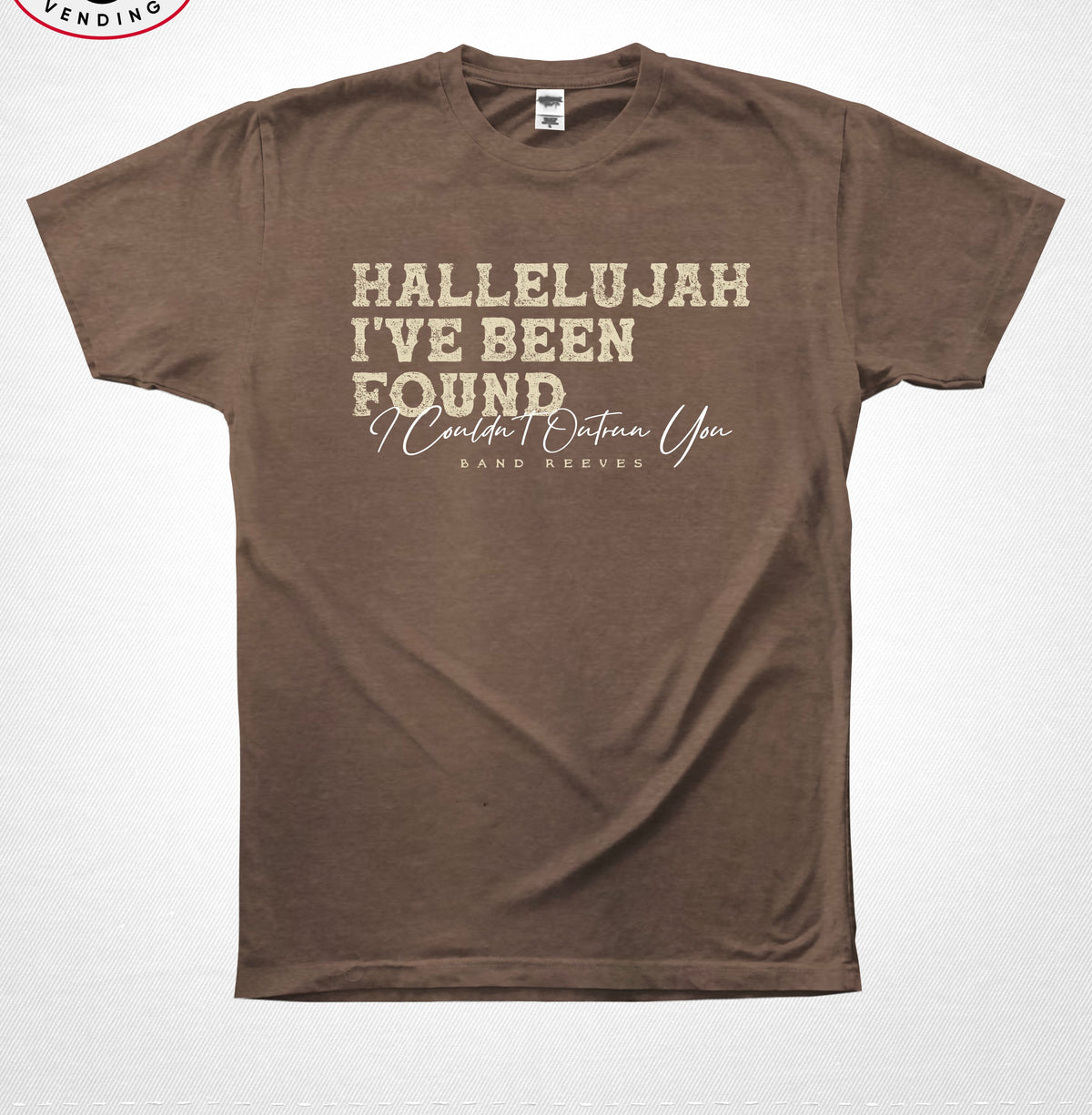 OUTRUN YOU Vintage Brown Tee