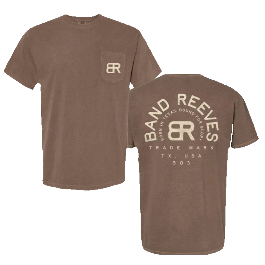 Band Reeves Pocket Brown Tee
