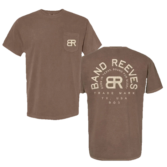 Band Reeves Pocket Brown Tee