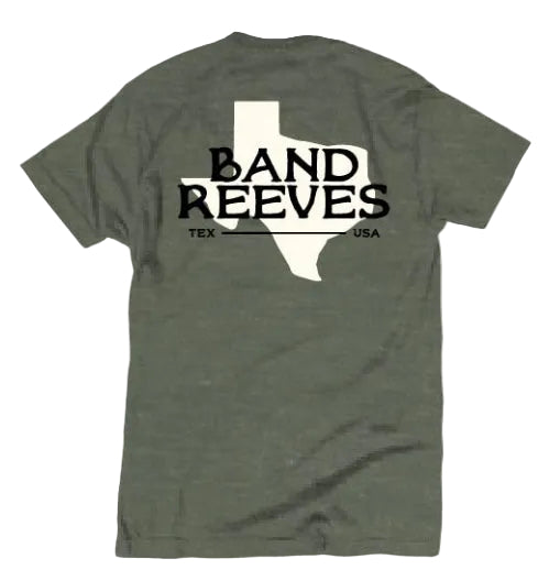 BAND REEVES Green Tee
